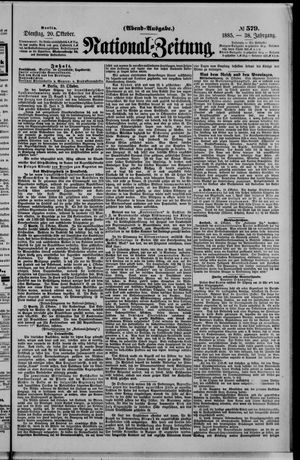 National-Zeitung vom 20.10.1885