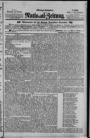 National-Zeitung vom 25.10.1885