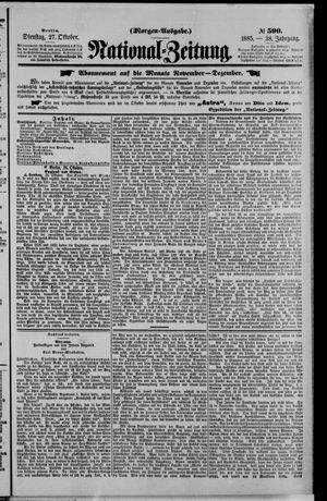 National-Zeitung vom 27.10.1885