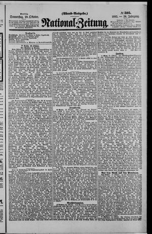 National-Zeitung vom 29.10.1885