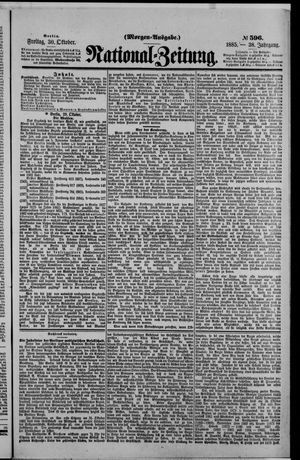 National-Zeitung vom 30.10.1885