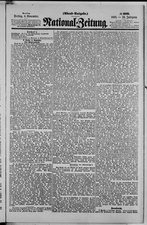 National-Zeitung vom 06.11.1885