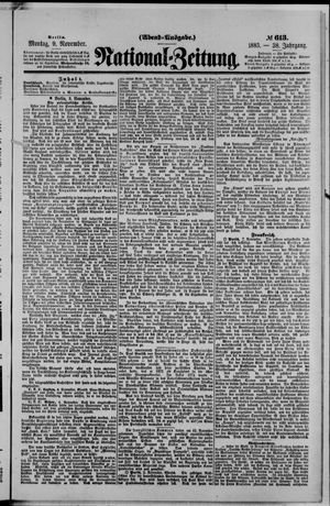 National-Zeitung vom 09.11.1885