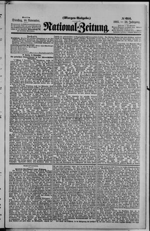 National-Zeitung on Nov 10, 1885