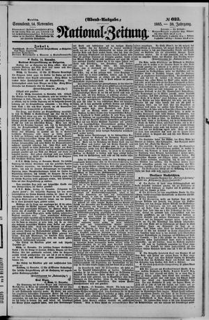 National-Zeitung vom 14.11.1885