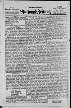 National-Zeitung vom 19.11.1885