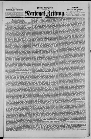 National-Zeitung vom 25.11.1885