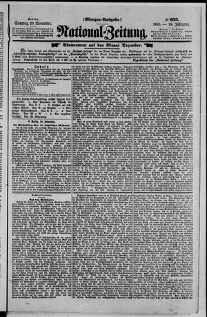 National-Zeitung vom 29.11.1885