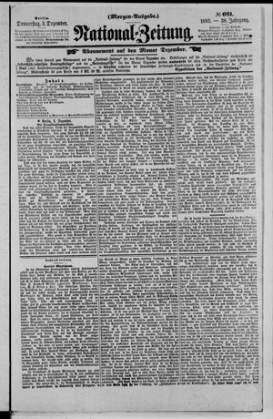 National-Zeitung vom 03.12.1885