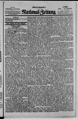 National-Zeitung vom 03.12.1885