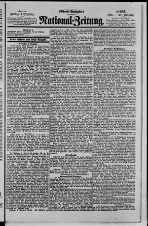 National-Zeitung vom 04.12.1885