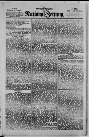 National-Zeitung vom 06.12.1885