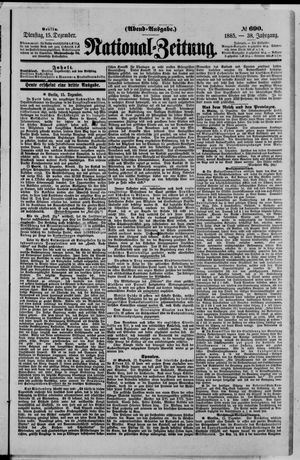 National-Zeitung vom 15.12.1885