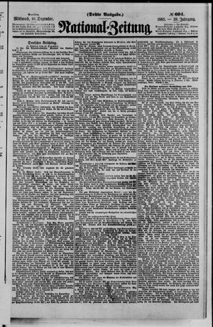 National-Zeitung vom 16.12.1885
