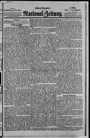 National-Zeitung vom 24.12.1885