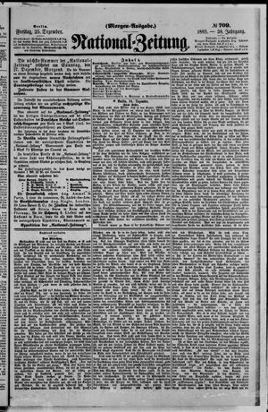 National-Zeitung vom 25.12.1885