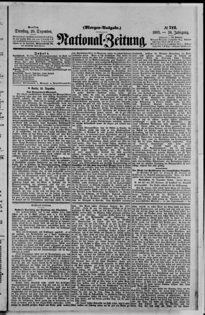National-Zeitung vom 29.12.1885