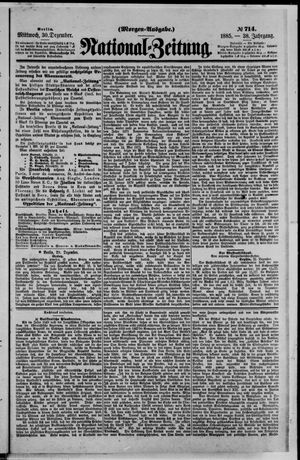 National-Zeitung vom 30.12.1885