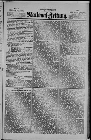 Nationalzeitung vom 06.01.1886