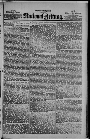 Nationalzeitung vom 06.01.1886