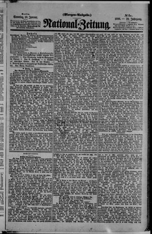 Nationalzeitung vom 10.01.1886