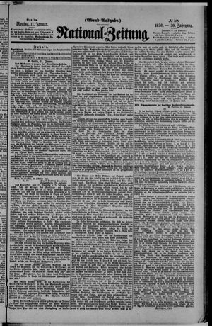 Nationalzeitung vom 11.01.1886