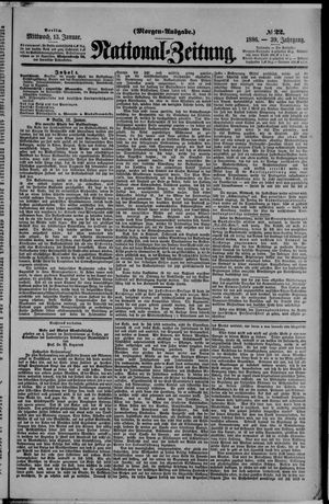 Nationalzeitung on Jan 13, 1886