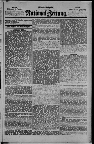 Nationalzeitung on Jan 13, 1886