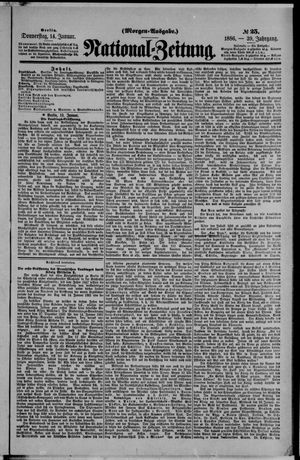 Nationalzeitung on Jan 14, 1886