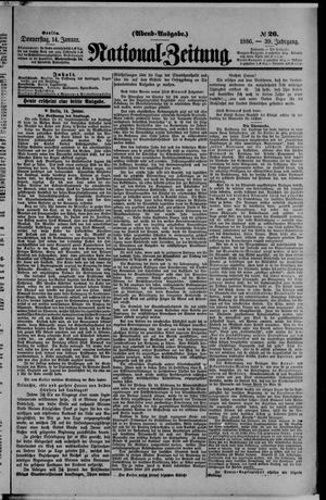 Nationalzeitung on Jan 14, 1886
