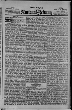 National-Zeitung vom 16.01.1886