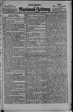 Nationalzeitung vom 19.01.1886