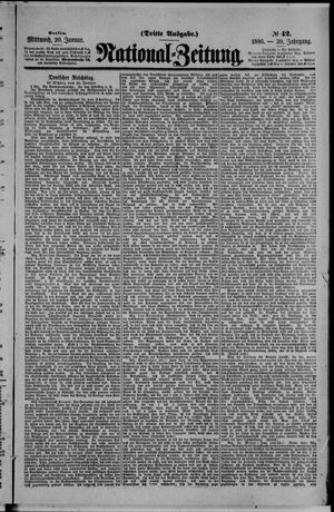 Nationalzeitung vom 20.01.1886