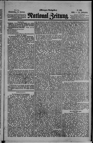 National-Zeitung vom 21.01.1886