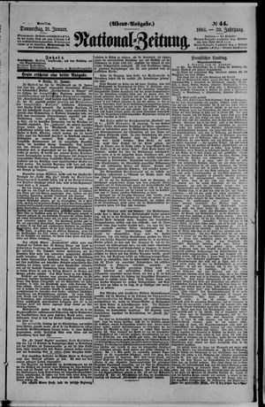 National-Zeitung vom 21.01.1886