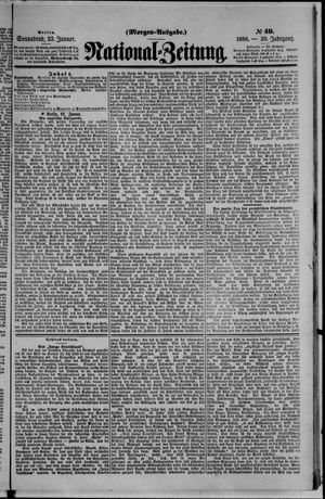 Nationalzeitung on Jan 23, 1886