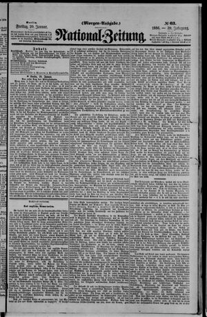 Nationalzeitung vom 29.01.1886