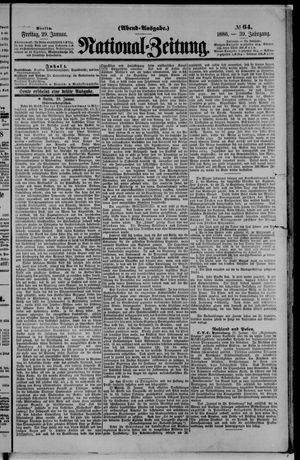 Nationalzeitung vom 29.01.1886