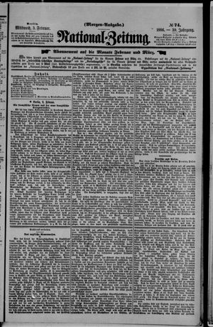 Nationalzeitung on Feb 3, 1886