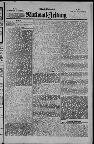 Nationalzeitung vom 06.02.1886