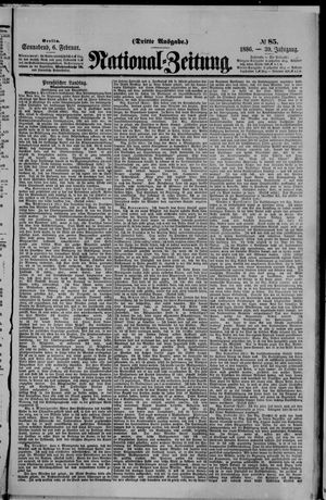 Nationalzeitung on Feb 6, 1886