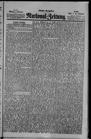 Nationalzeitung vom 08.02.1886