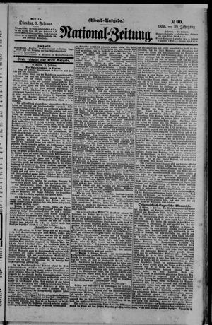 Nationalzeitung vom 09.02.1886