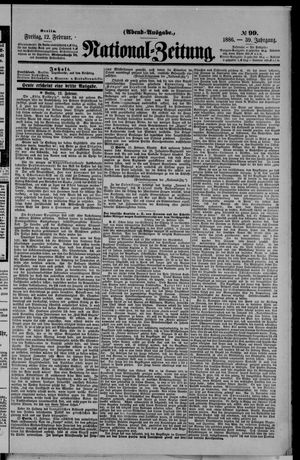 National-Zeitung vom 12.02.1886