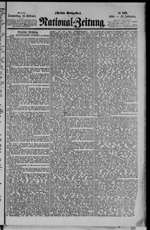 Nationalzeitung vom 18.02.1886