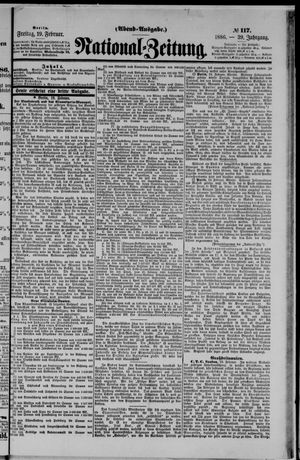 Nationalzeitung vom 19.02.1886