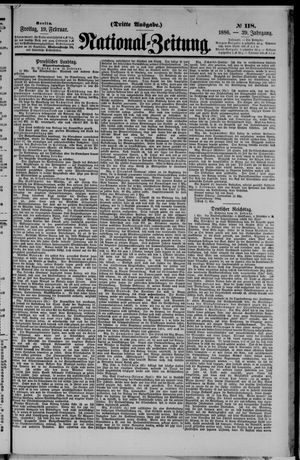 Nationalzeitung on Feb 19, 1886