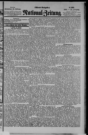 National-Zeitung vom 20.02.1886