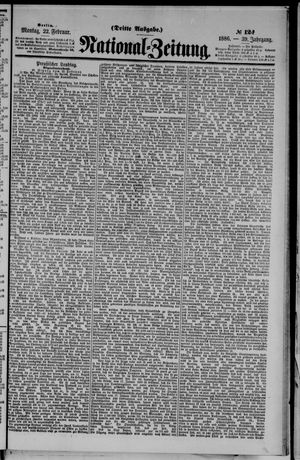 Nationalzeitung vom 22.02.1886