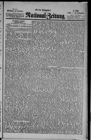 National-Zeitung vom 24.02.1886